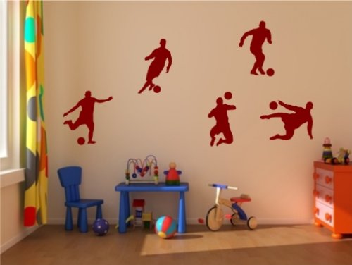 Wandtattoo Fussballer