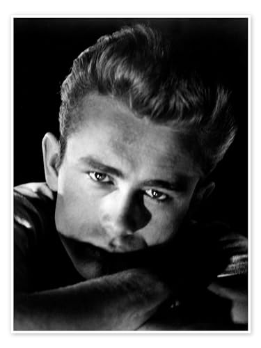 James Dean Poster 30 x 40 cm Schwarz Wandbilder Wanddeko