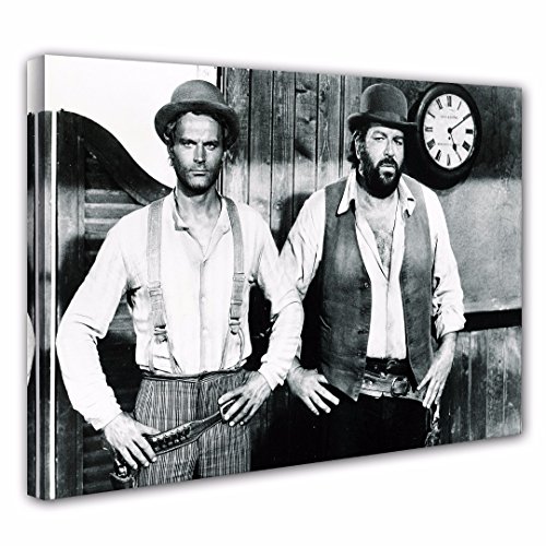 Terence Hill Bud Spencer Leinwand Vier Fäuste für EIN Halleluja (120 x 80 cm)