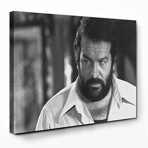 Bud Spencer - Plattfuss/Flatfoot/Piedone - Leinwand (80x60cm)