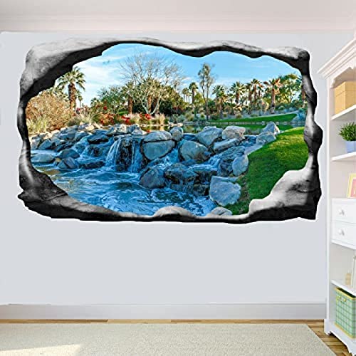 Wandtattoo Poster USA California Parks Waterfall Wall Stickers 3D Art Poster Decal Mural Decor