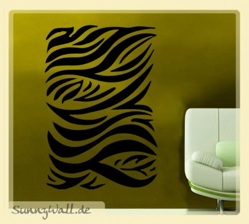 Sunnywall Wandtattoo Safari Afrika Zebra Muster Lines XL Größe: Größe 2