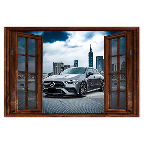 Wandtattoo Dekor Foto Aufkleber 60x40cm Mercedes Super Car No.H7927M_WBNS1E