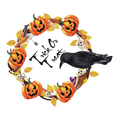 IMIKEYA 1stk Wandtattoo Weihnachten Halloween-fenster Halloween Hängende Wandverzierung Gruselige Fensteraufkleber Kürbis Wandtattoos Tieraufkleber Für Halloween-wohndekoration Pvc