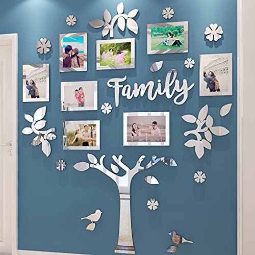 3D Wandtattoo Baum DIY Familie Wandaufkleber Fotorahmen Baum Wandsticker Wanddeko Deko Kinderzimmer Schlafzimmer Sofa Hintergrund Kunst Sticker