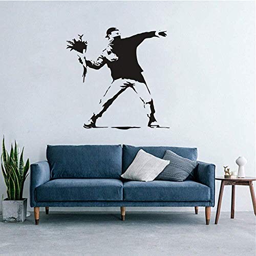 Ein Banksy Wandtattoo in der Wohnung begeistert