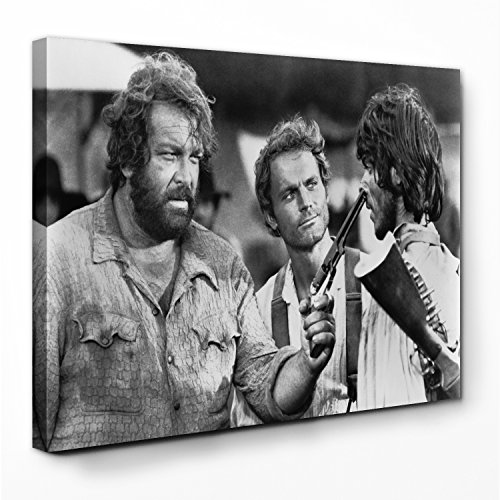 Bud Spencer - Emiliano/Die rechte und die Linke Hand des Teufels - Leinwand (120x80cm)