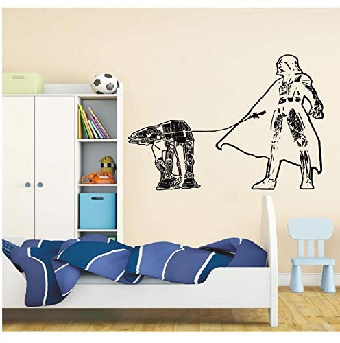 Wandtattoo Vinyl Aufkleber Dunkle Seite Evolution Darth Vader Star War Todesstern Storm Trooper Abnehmbare Wandkunst Dekor 70X100Cm