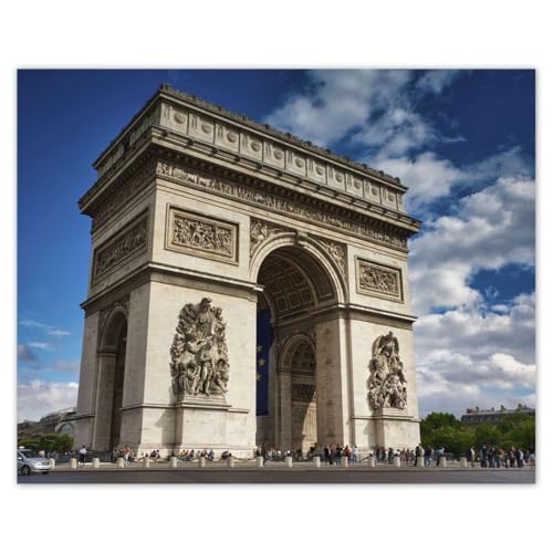 Wandtattoo, 50 x 40 cm, Arc de Triomphe Paris, Nr. H8508M_NS1R