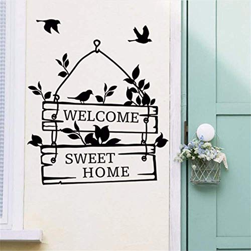 Vinyl Wandbild Home Diy Dekor Zitat Wandtattoo Home Door Welcome Home Vinyl Wandaufkleber Abnehmbare Home Zitat Wallpaper