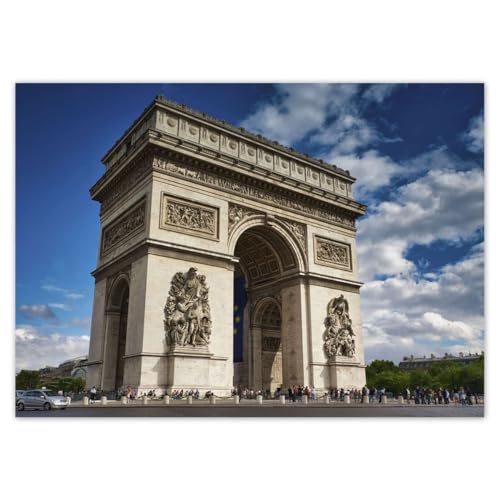 Wandtattoo, Foto, 70 x 50 cm, Arc de Triomphe Paris Nr. H8508M_NS1G