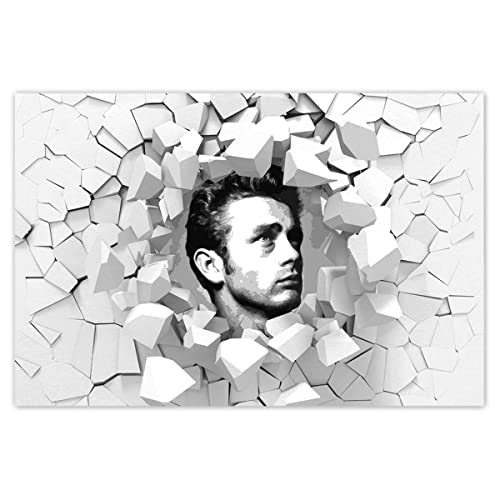 Wandsticker Dekor Foto Aufkleber 120x80cm Schauspieler James Dean Nr. H56M_WDNS1B