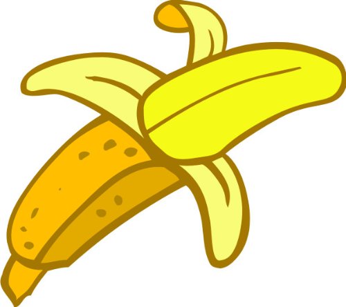 INDIGOS UG - Wandtattoo Wandsticker Wandaufkleber Aufkleber bunt ME141 Banane Obst Frucht Palmen Afrika Karibik 20 x 18 cm