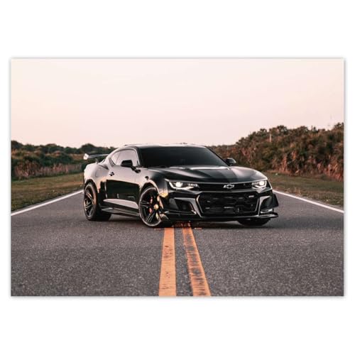 Wandtattoo Dekor Foto Aufkleber 70x50cm Schwarz Super Car No.H6956M_NS1G