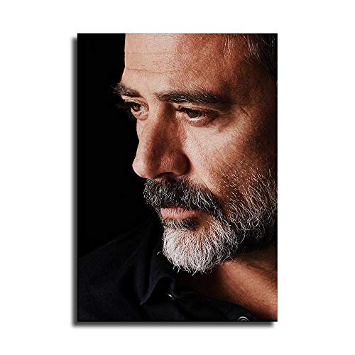 The Walking Dead Jeffrey Dean Morgan Negan Poster auf Leinwand, Wandkunst, Kunstdruck, moderne Familienschlafzimmerdekoration