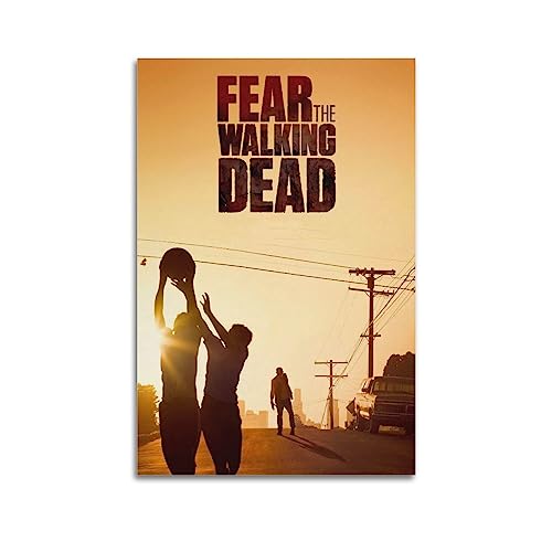 FCYYDS Fear The Walking Dead Poster Leinwand Poster Wandkunstdruck Ästhetische Raumdekoration Home Office Dekoration 30 x 45 cm ohne Rahmen