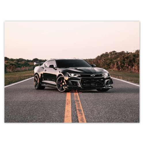 Wandtattoo Dekor Foto Aufkleber 40x30cm Schwarz Super Car No.H6956M_NS1A