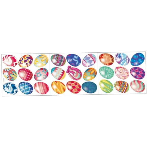 IMIKEYA 1 Blatt Wandtattoo Ostern Regenbogen-Wandtattoo Plüsch Osterhandwerk wall stickers for room wanddekor easter egg Zimmerdekoration für kleine Jungen ostern wand klammert Papier