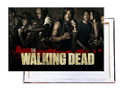 Unified Distribution The Walking Dead - 120x80 cm Kunstdruck auf Leinwand • erstklassige Druckqualität • Dekoration • Wandbild