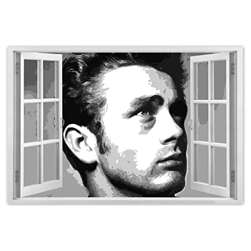 Wandsticker Dekor Foto Aufkleber 60x40cm Schauspieler James Dean Nr. H56M_WANS1E