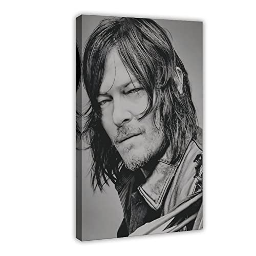 The Walking Dead Daryl Dixon 3 Leinwandposter Schlafzimmer Dekor Sport Landschaft Büro Zimmer Dekor Geschenk Rahmenstil 60 x 90 cm