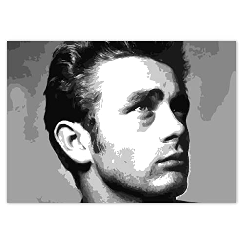 Wandtattoo, Motiv: James Dean Nr. H56M_NS1A4, 29,70 x 21,00 cm