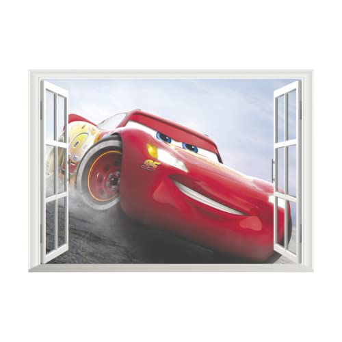 Cars 3D Aufkleber Cars Wandtattoo Cars Wandaufkleber Cars Wandsticker Cars Wandtattoo Cars Kinderzimmer Dekoration Abnehmbare Aufkleber Wall Stickers Cars