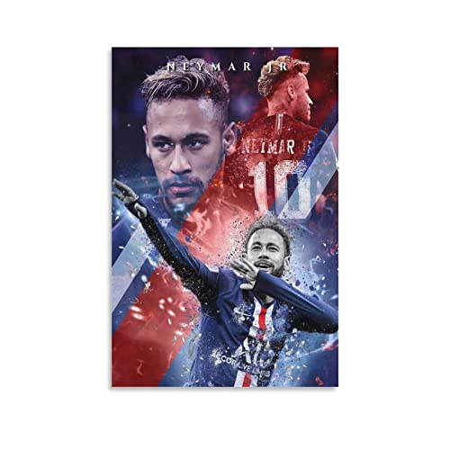 Leinwand Malerei Bild Senza Cornice Neymar JR Fußball-Superstar-Poster Art Soggiorno Camera da letto Decorazione per la casa 60x90cm