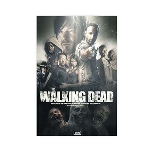 The Walking Dead Poster (21) Leinwandposter Schlafzimmer Dekor Sport Landschaft Büro Zimmer Dekor Geschenk ungerahmt 30 x 45 cm