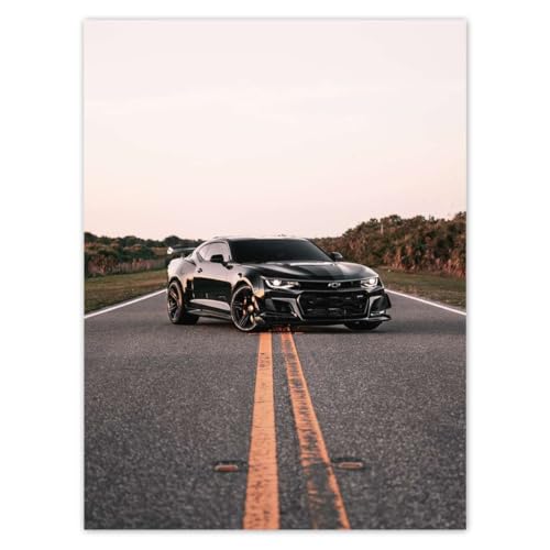 Wandtattoo Dekor Foto Aufkleber 30x40cm Schwarz Super Car No.H6956M_NS1D