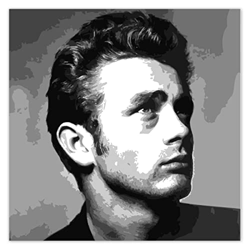 Wandsticker Dekor Foto Aufkleber 100x100cm Schauspieler James Dean Nr. H56Z_NS1EE