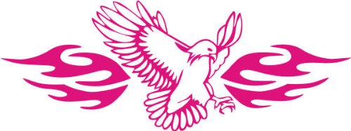 INDIGOS UG - Wandtattoo - Wandaufkleber - w611 pink Vögel - Adler 96 x53 cm Wandaufkleber