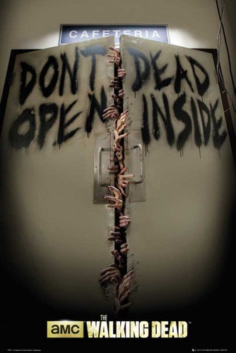 Walking Dead, The - Keep Out - Filmposter Kino Movie Zombie Gruselfilm - Grösse 61x91,5 cm